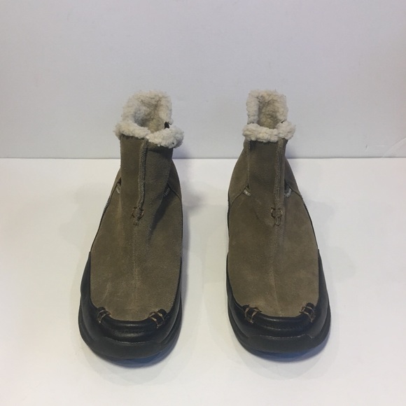 Lands’ End Shearling Pull-On Winter Boots - Picture 4 of 8